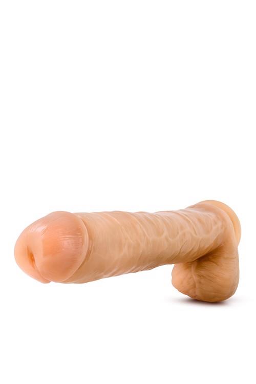 Dildo Hung Rider Bruno, 35.5 cm (w kolorze cielistym)