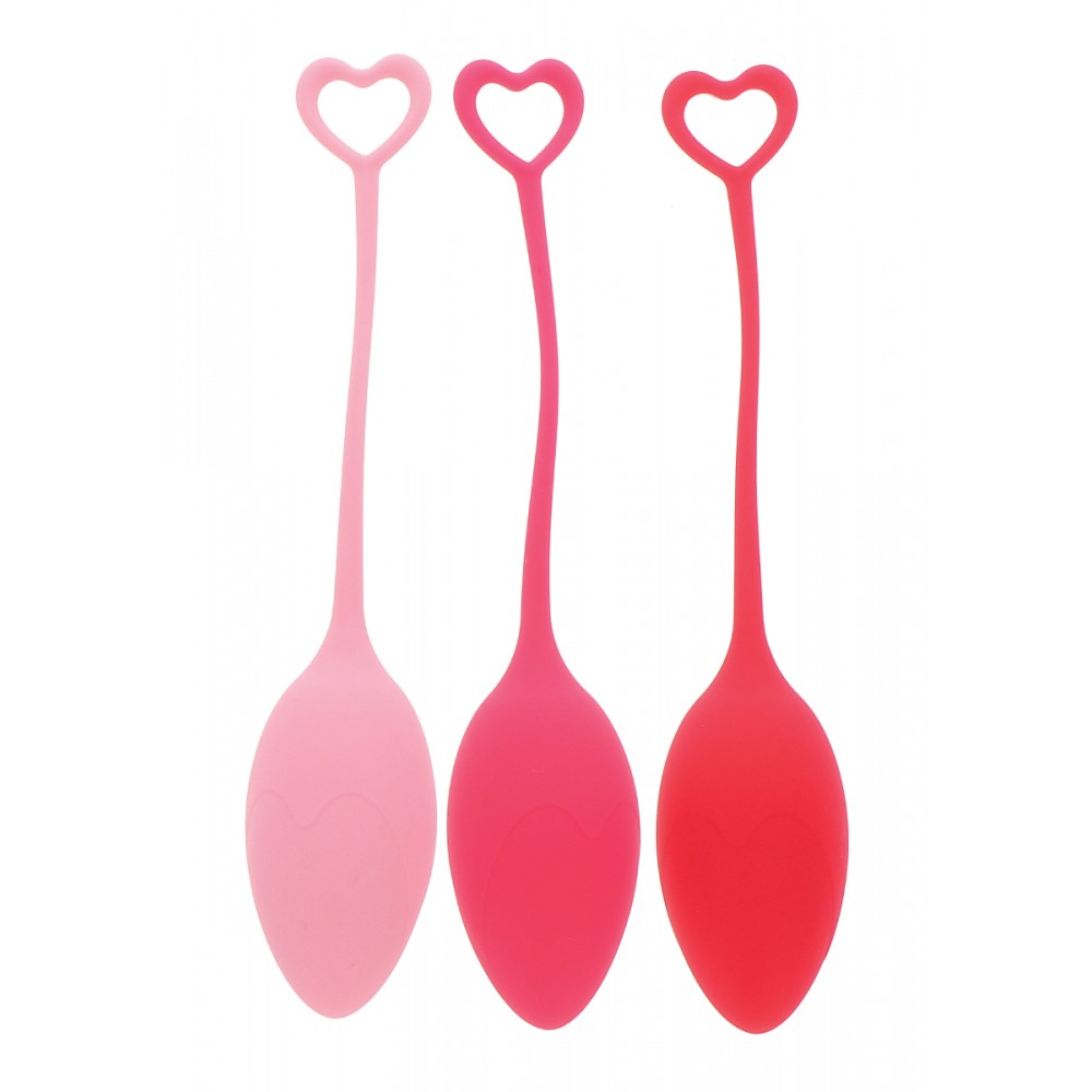 Mae B Pelvic Floor Exercise Trainer - Kulki gejszy, Różowy, 16 cm