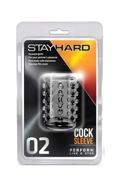 Насадка на пенис Stay Hard Cock Sleeve 02, 5 см (прозрачный)