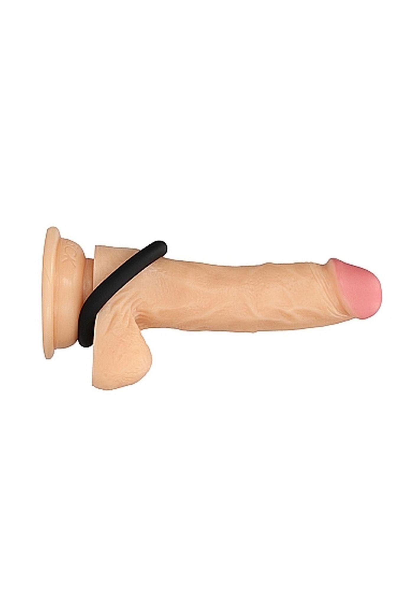Набор эрекционных колец ShotsToys Round Cock Ring Set, 3 шт (черный)