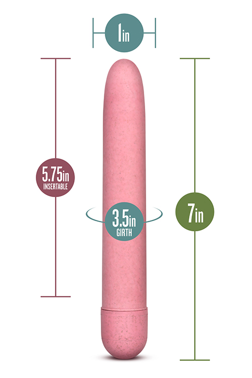 Вибратор Blush Gaia Eco, 17.8 см (розовый)