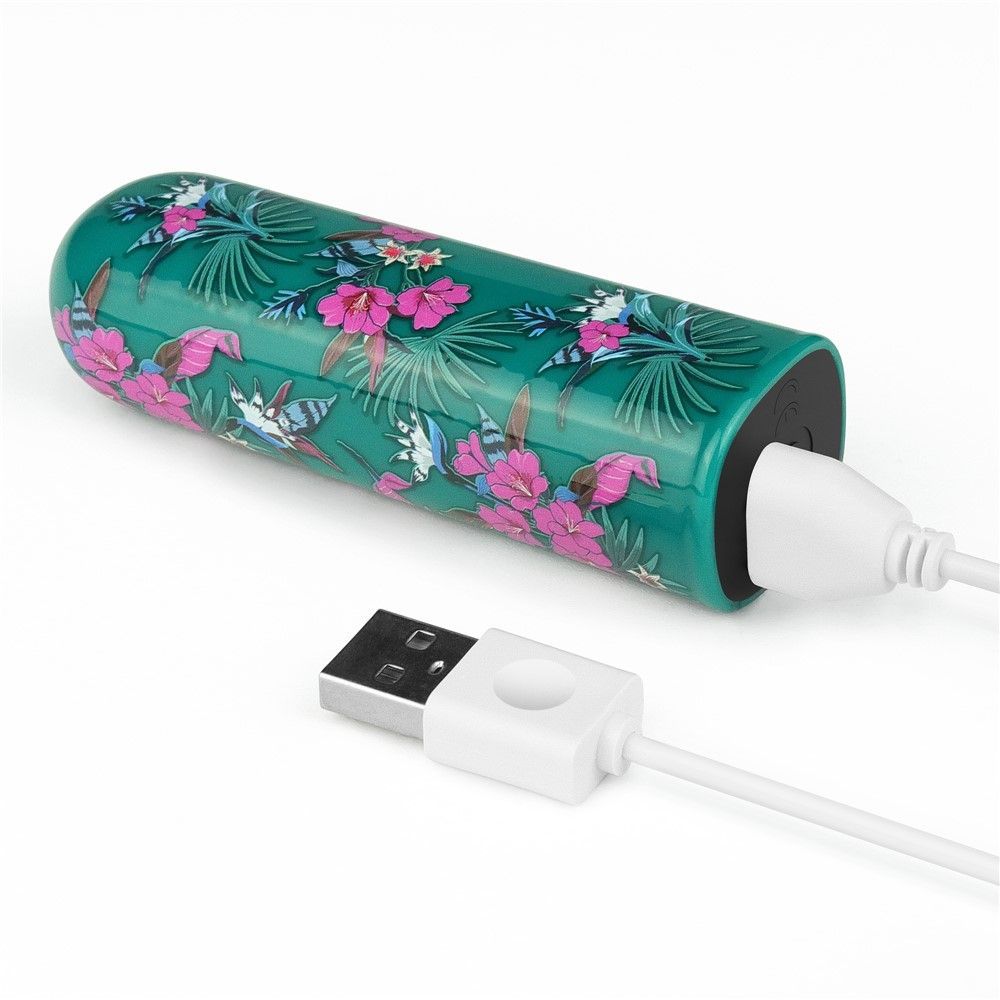 Вібратор для клітора LoveToy Antheia Massager, 8.5 см (зелений)