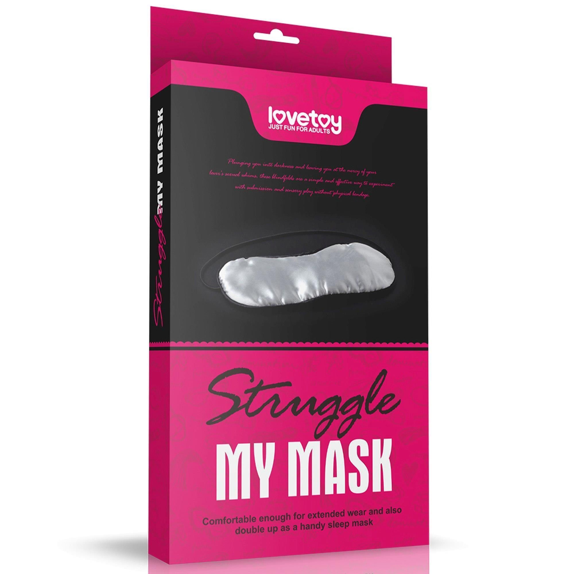Маска на глаза LoveToy Struggle, OS (черный)