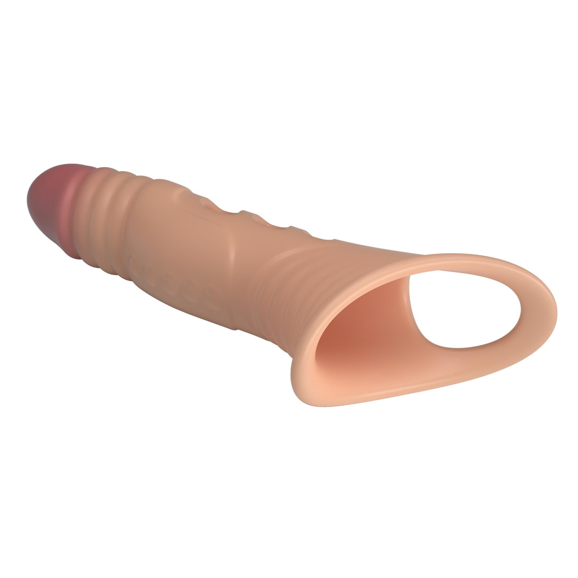 Насадка на пенис Pretty Love Penis Sleeve 8.7", 22 см (телесный)