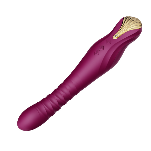 Вибратор Zalo King Vibrating Thruster, 30,2 см (фиолетовый)