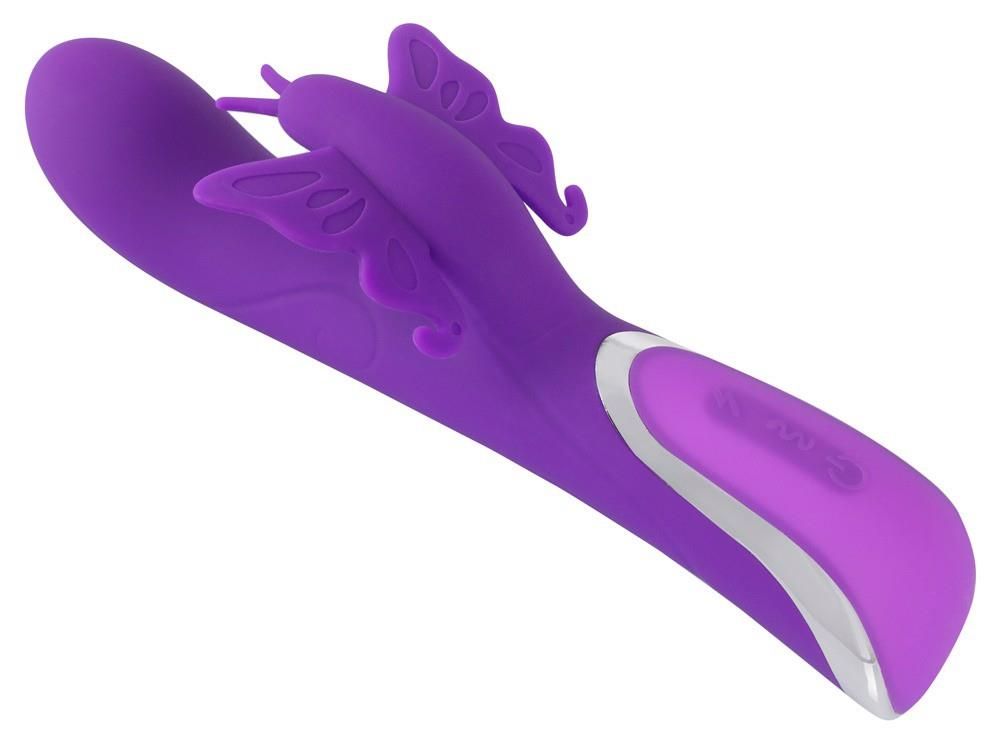 Вибратор-кролик Sweet Smile Rechargeable Rotating, 23 см (фиолетовый)