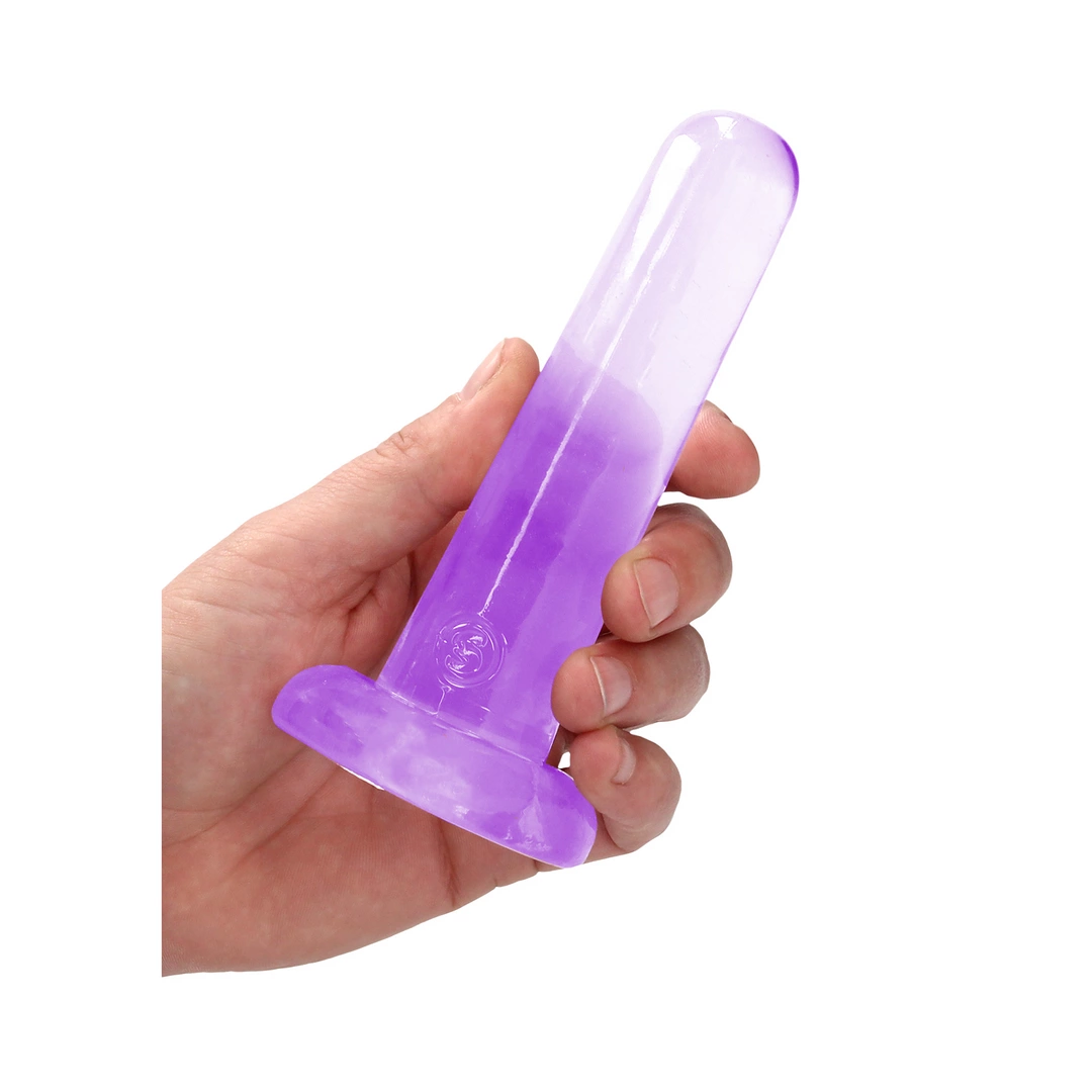 Фаллоимитатор Realrock Crystal Clear Dildo 5.3", 13.5 см (фиолетовый)