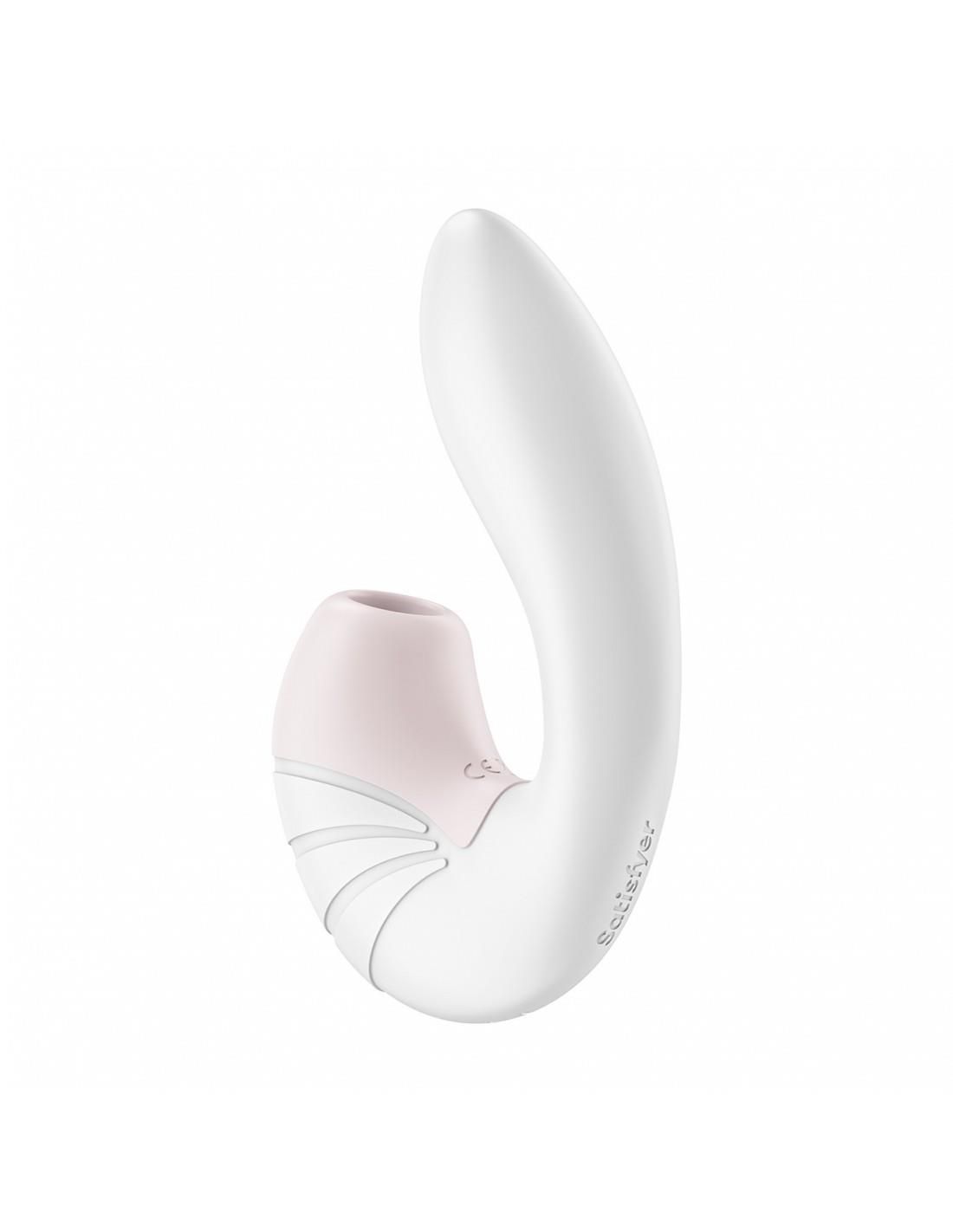 Вакуумный стимулятор клитора с вибрацией Satisfyer Supernova (белый)