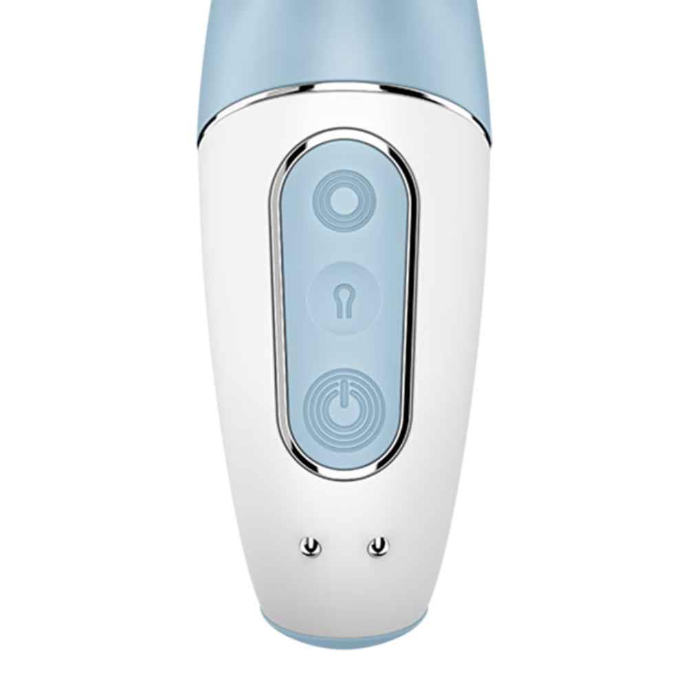 Вибратор-кролик Satisfyer Air Pump Bunny 1, 20 см (голубой)