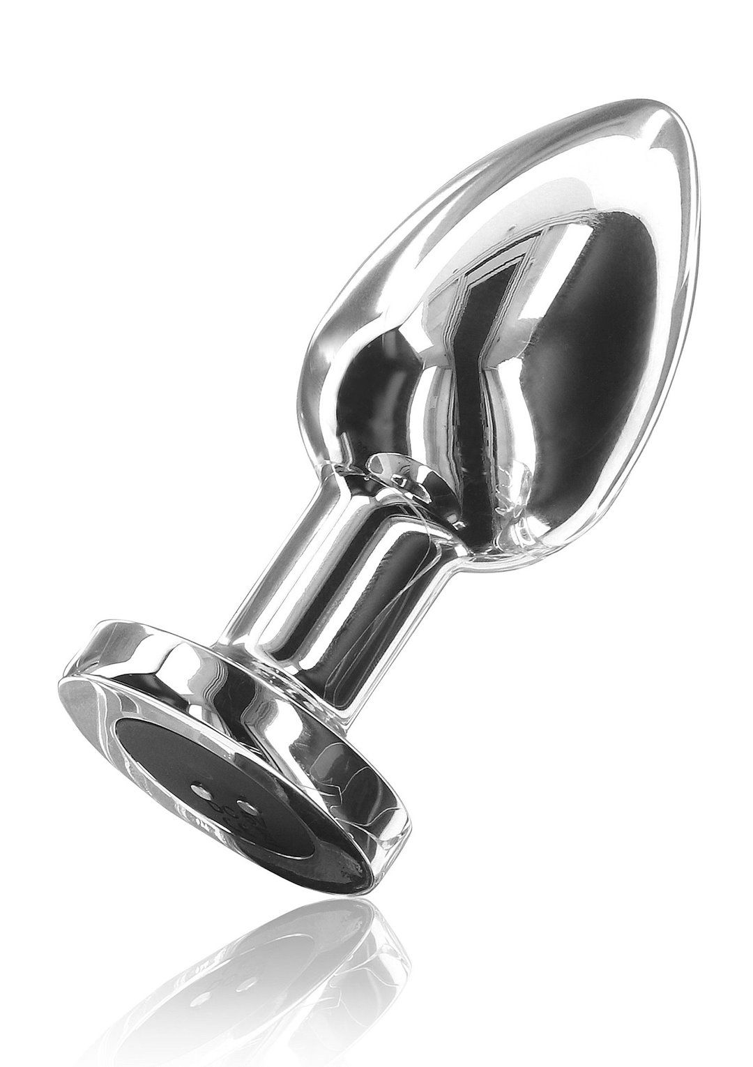 Korek analny ToyJoy Glider M, 8.5 cm (srebrny)