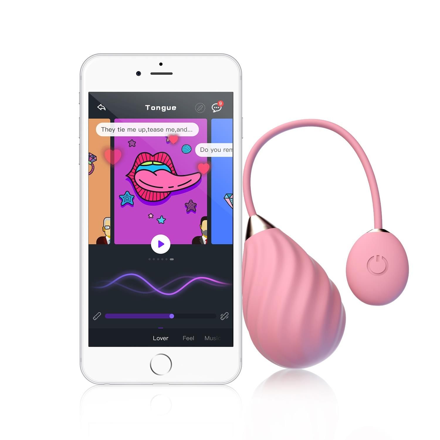 Виброяйцо Magic Motion Sundae, 19 см (розовый)