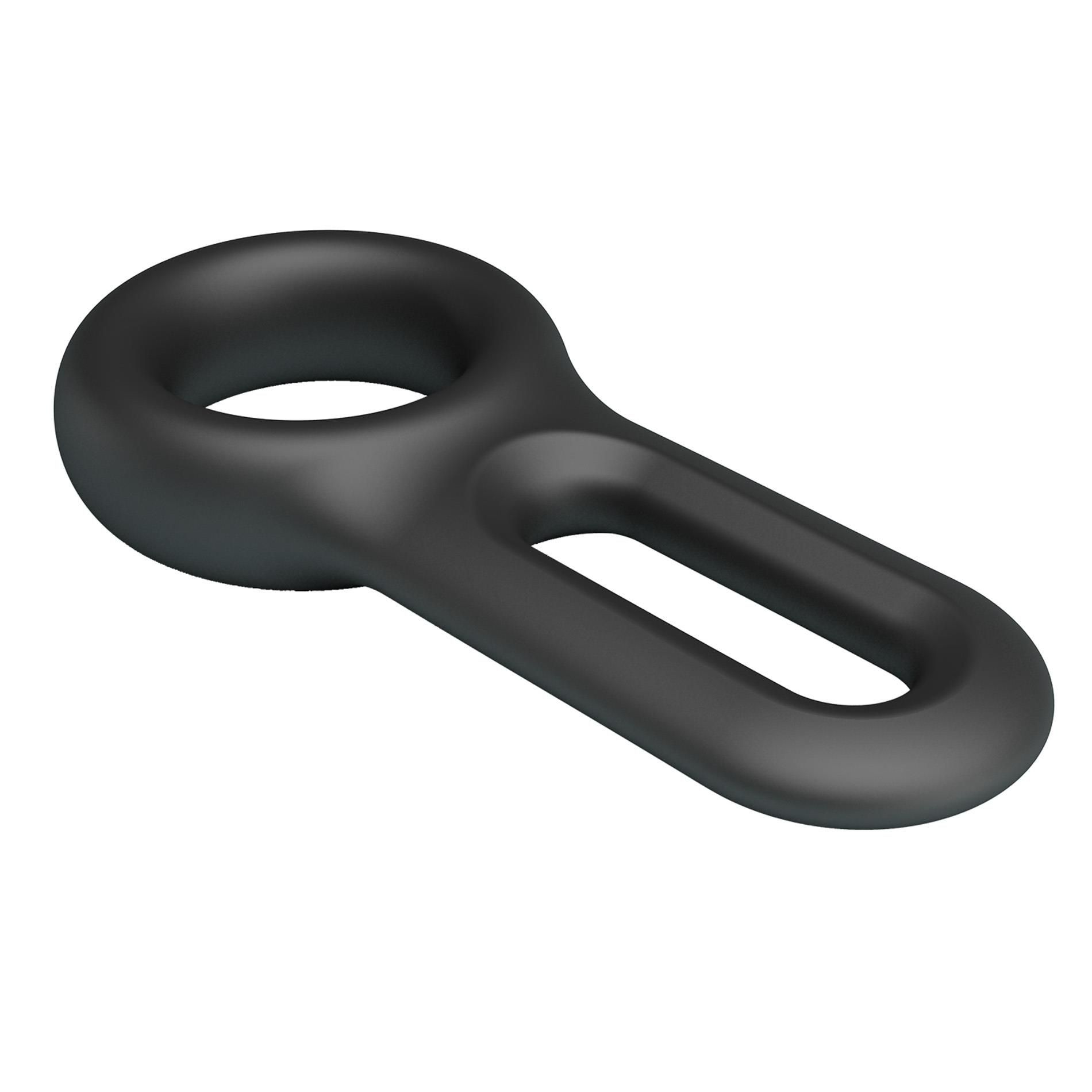 Эрекционное кольцо Crazy Bull Oniel Penis Ring, 9.5 см (черный)