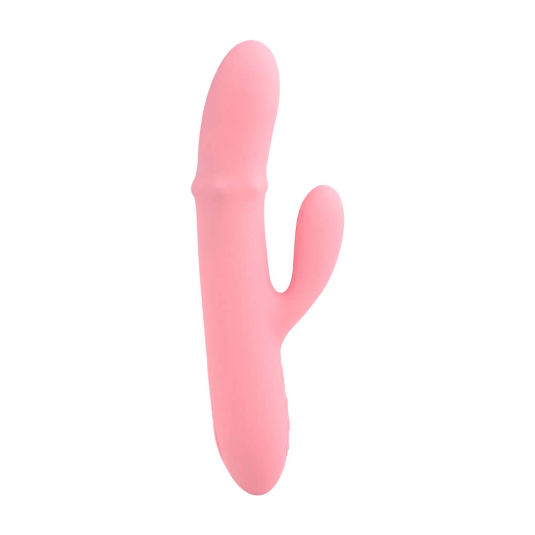 Wibrator królik Svakom Mora Neo Thrusting, 19,5 cm (jasnoróżowy)