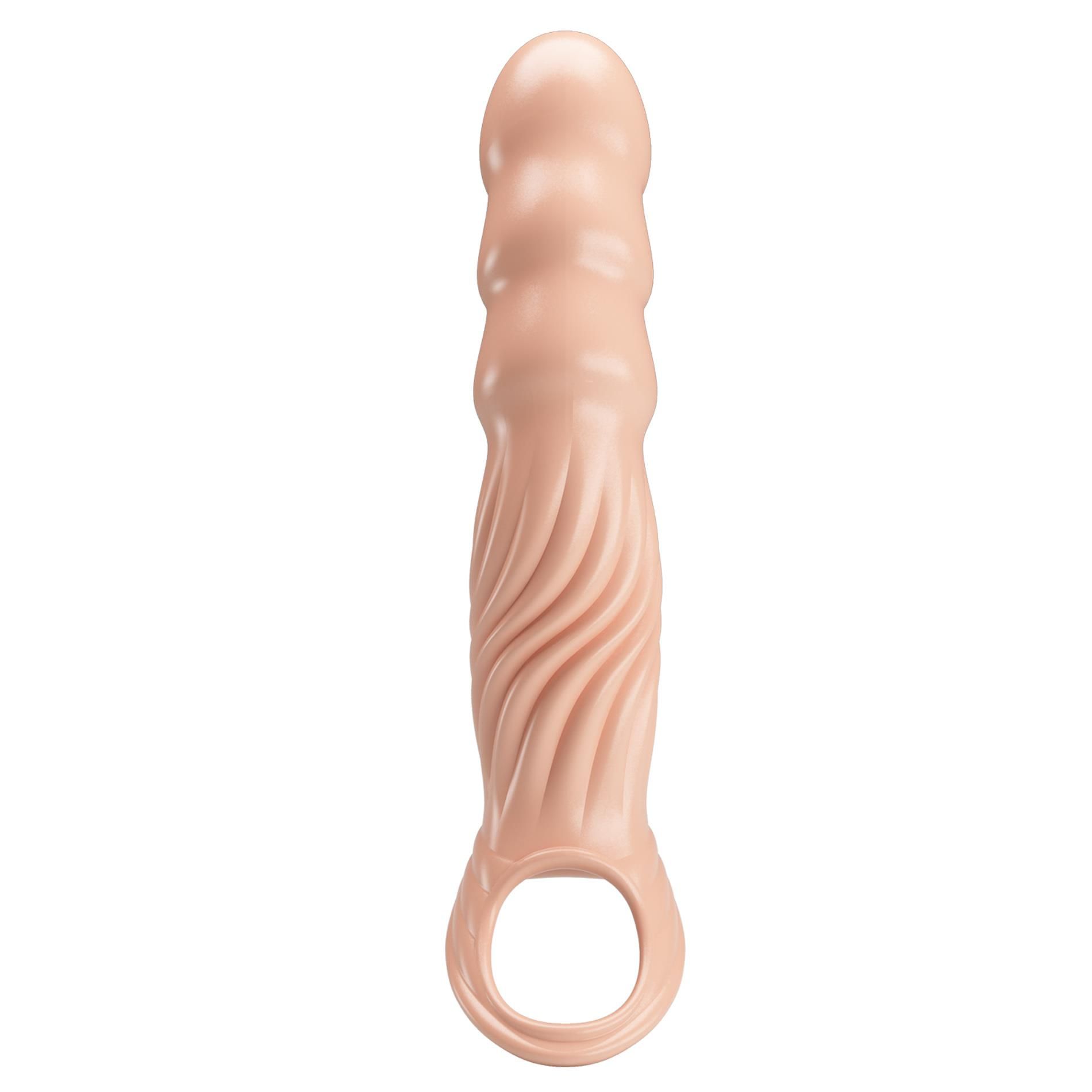 Насадка на пенис Pretty Love 3.0" Adjustable, 24 см (телесный)
