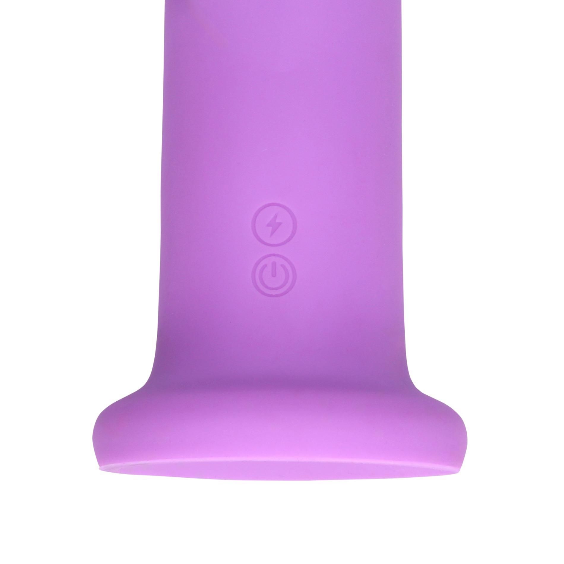Вибратор Loveline Ultra Soft Silicone Rotating G-Spot, 20 см (фиолетовый)
