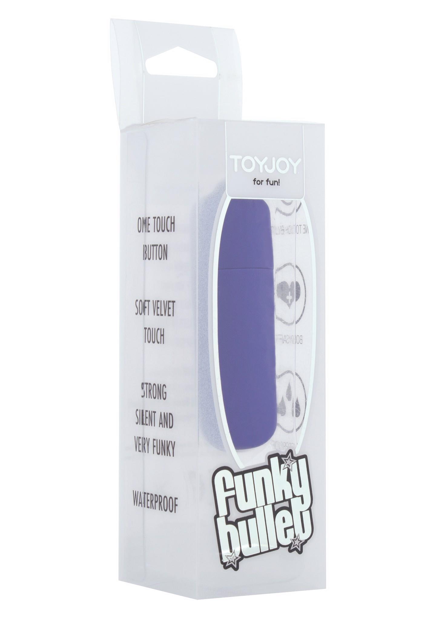 Вибратор для клитора Funky Bullet, 5 см (фиолетовый)