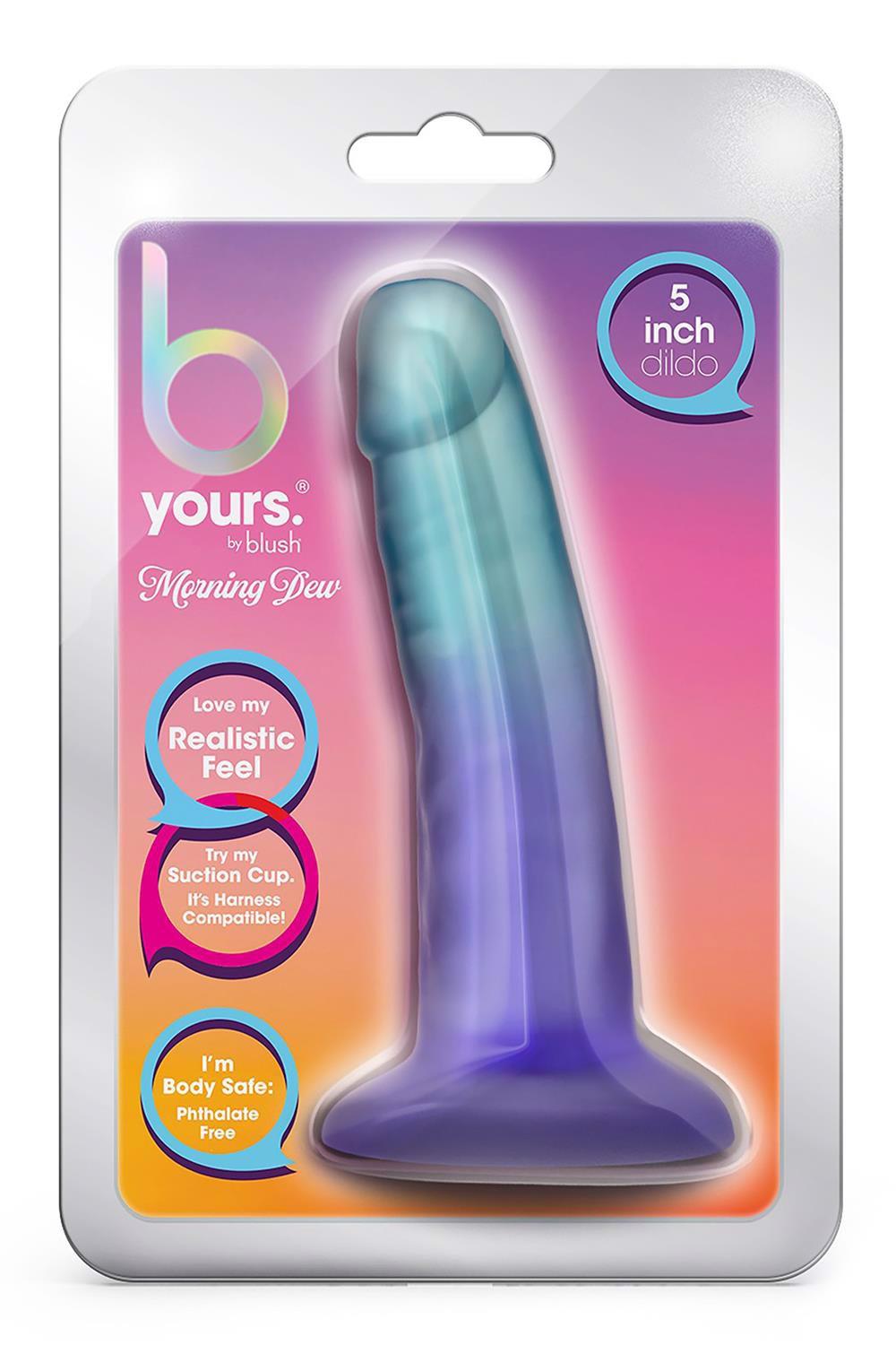 Фаллоимитатор B Yours Morning Dew 5, 14 см (мульти)