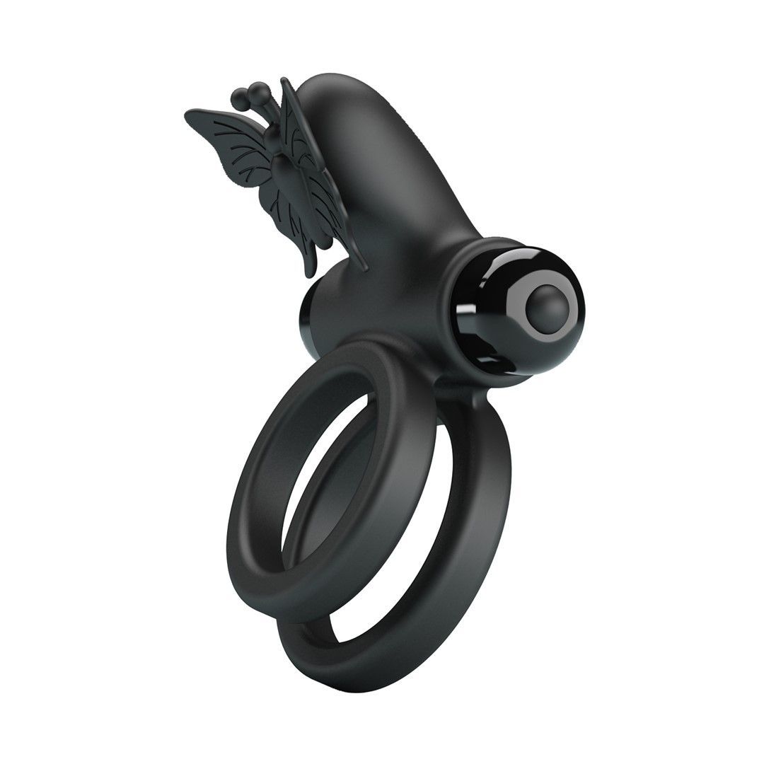 Эрекционное кольцо Pretty Love Passionate Ring IX, 8,6 см (черный)