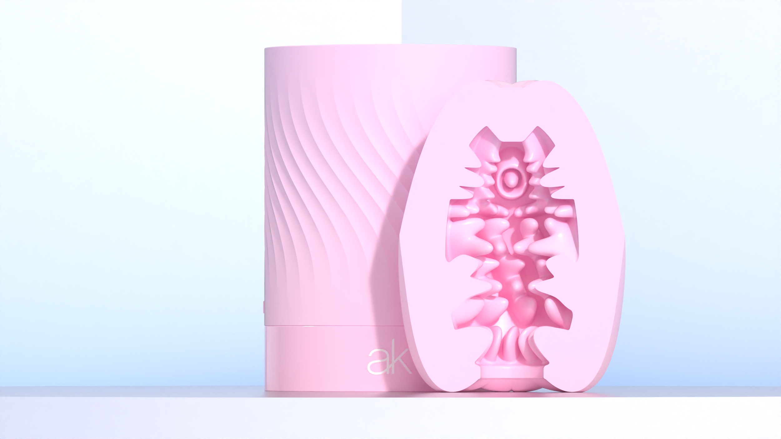 Мастурбатор After Kiss Cherry Blossom Masturbation Egg - Brush (рожевий)
