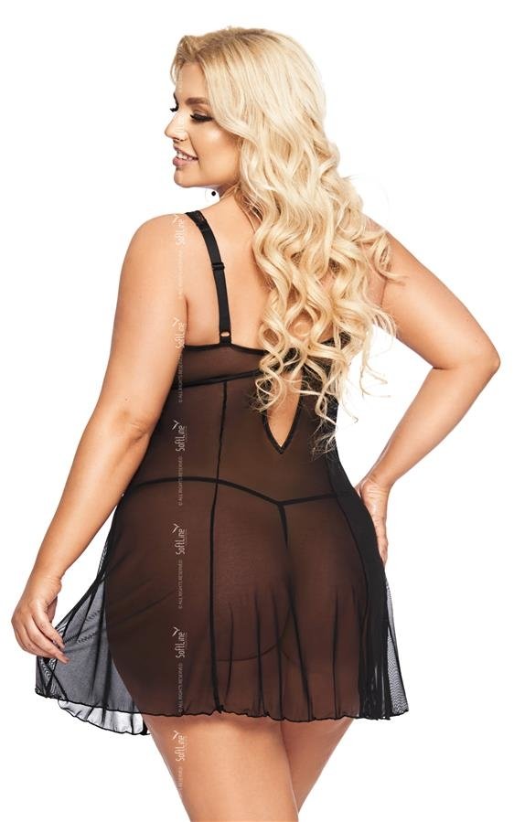 Koszula Softline Berta, 3XL (czarny)