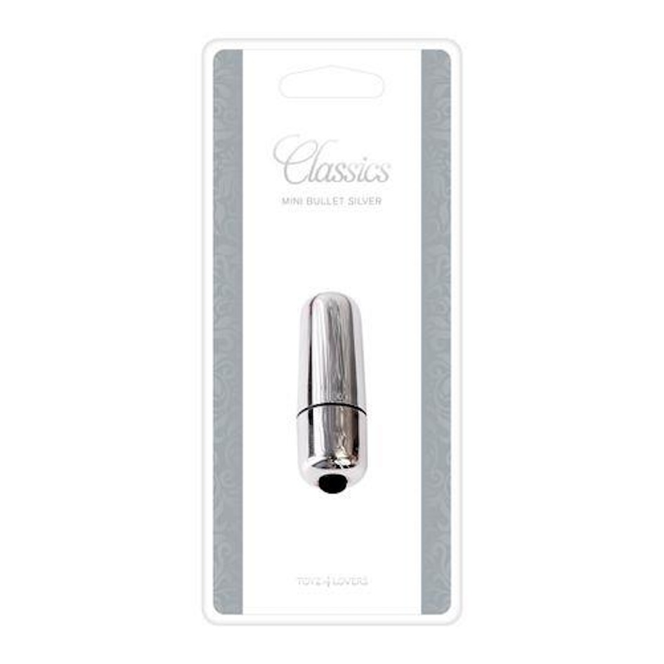 Мини-вибратор Classics Mini Bullet, 5.5 см (серебристый)