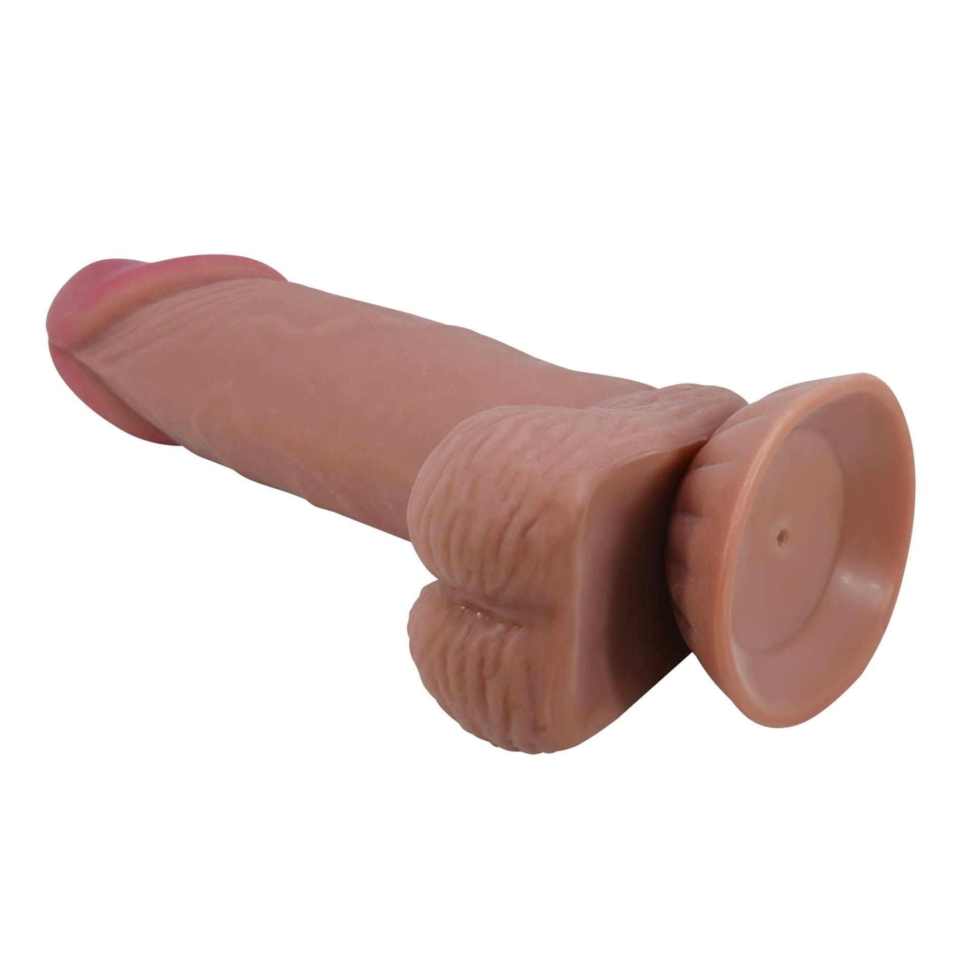 Dildo Baile Sliding Skin 8.1'', 20.5 cm (brązowy)