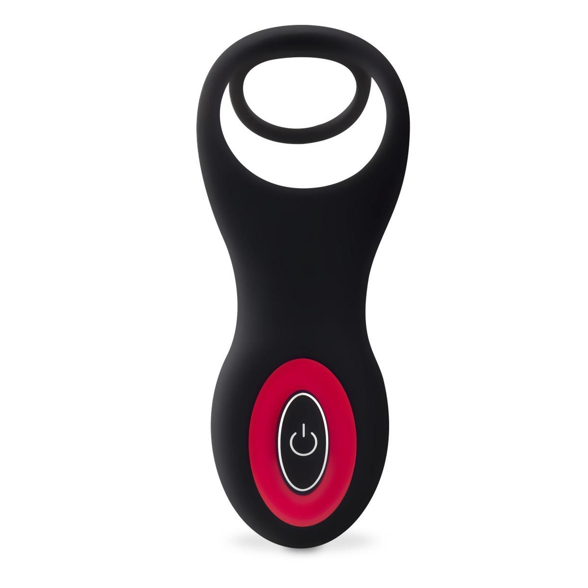 Стимулятор простаты Teazers Cock & Ball Ring, 7.5 см (черный)
