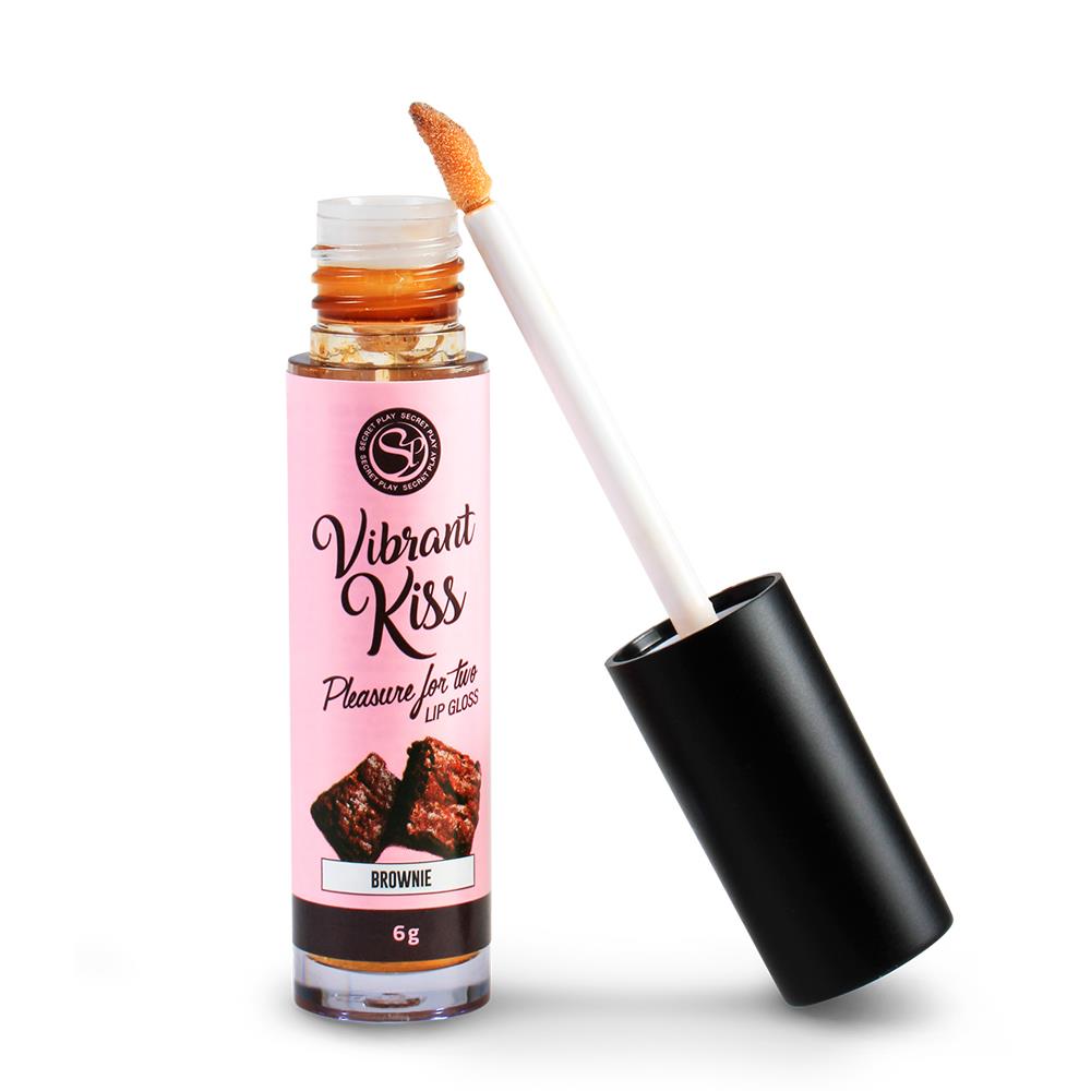 Блеск для губ Secret Play Vibrant Kiss Brownie, 6 мл