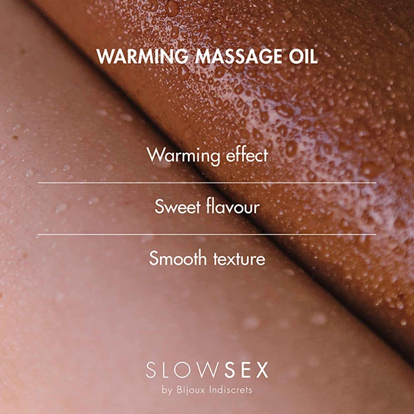 Разогревающее массажное масло Bijoux Indiscrets Slow Sex кокос, 50 мл