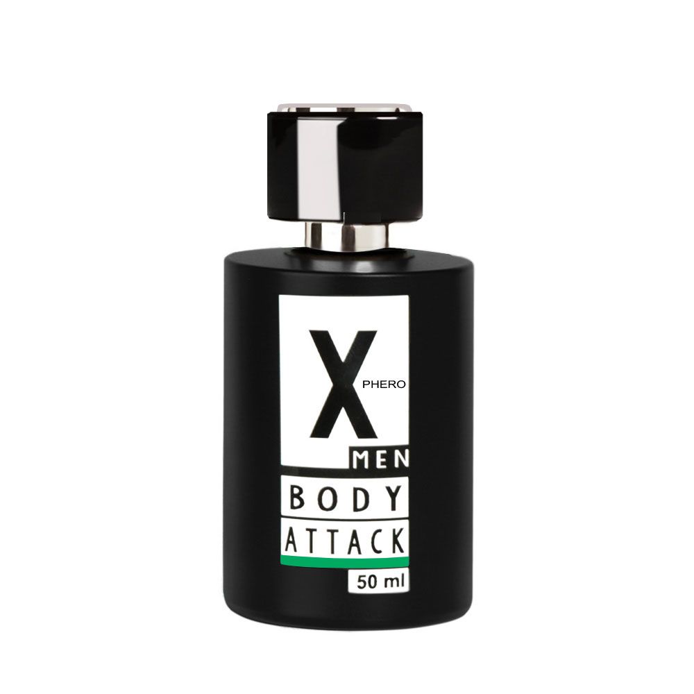 Мужские духи с феромонами X-Phero Body Attack Green, 50 мл