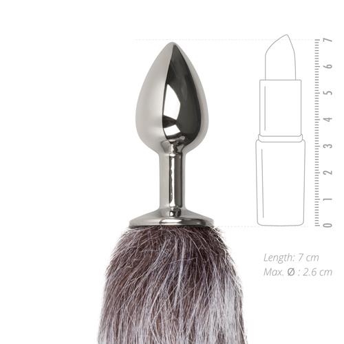 Easytoys Lisi Ogon - Korek analny, Srebro, 40 cm