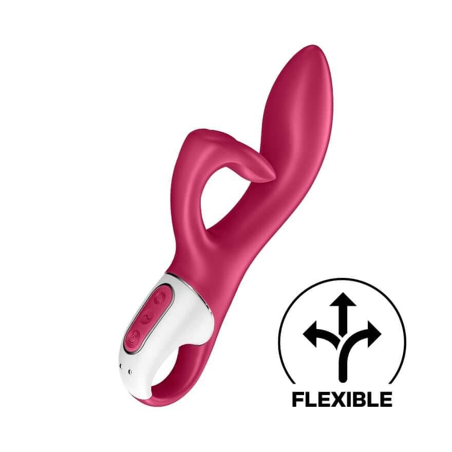 Вібратор-кролик Satisfyer Embrace Me, 20,5 см (бордовий)