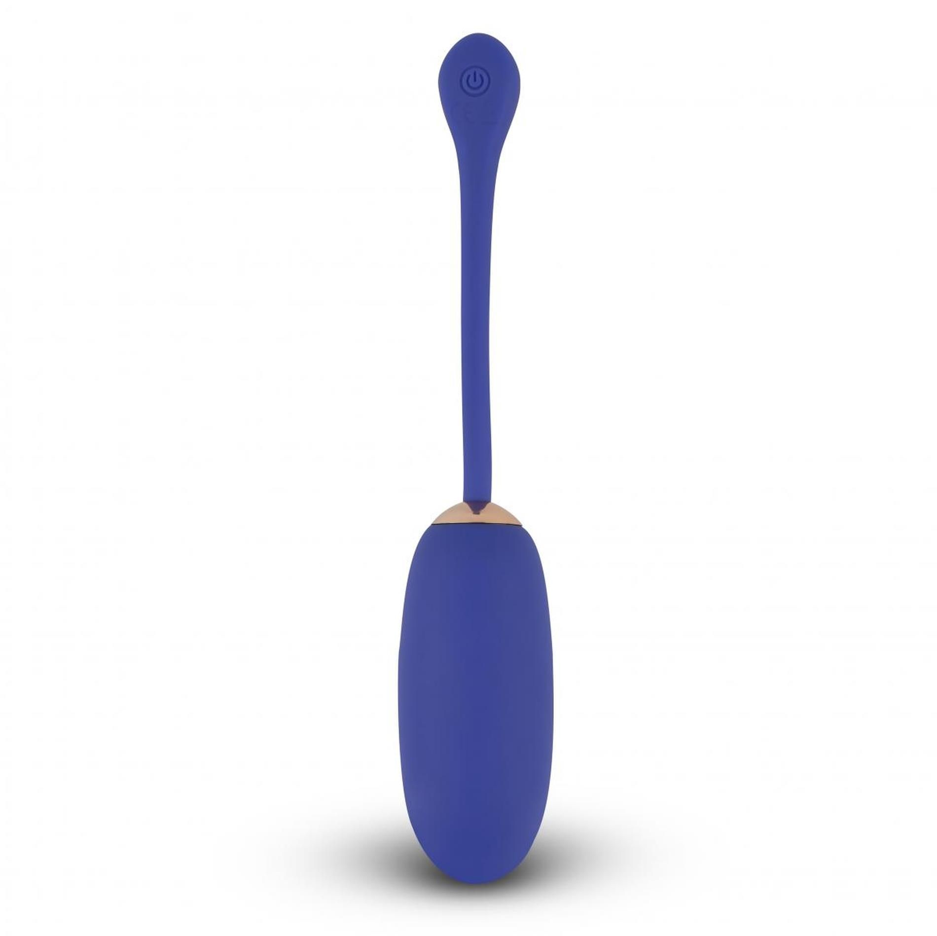 Wibrujące jajko Teazers Egg with Remote, 18.5 cm (niebieski)