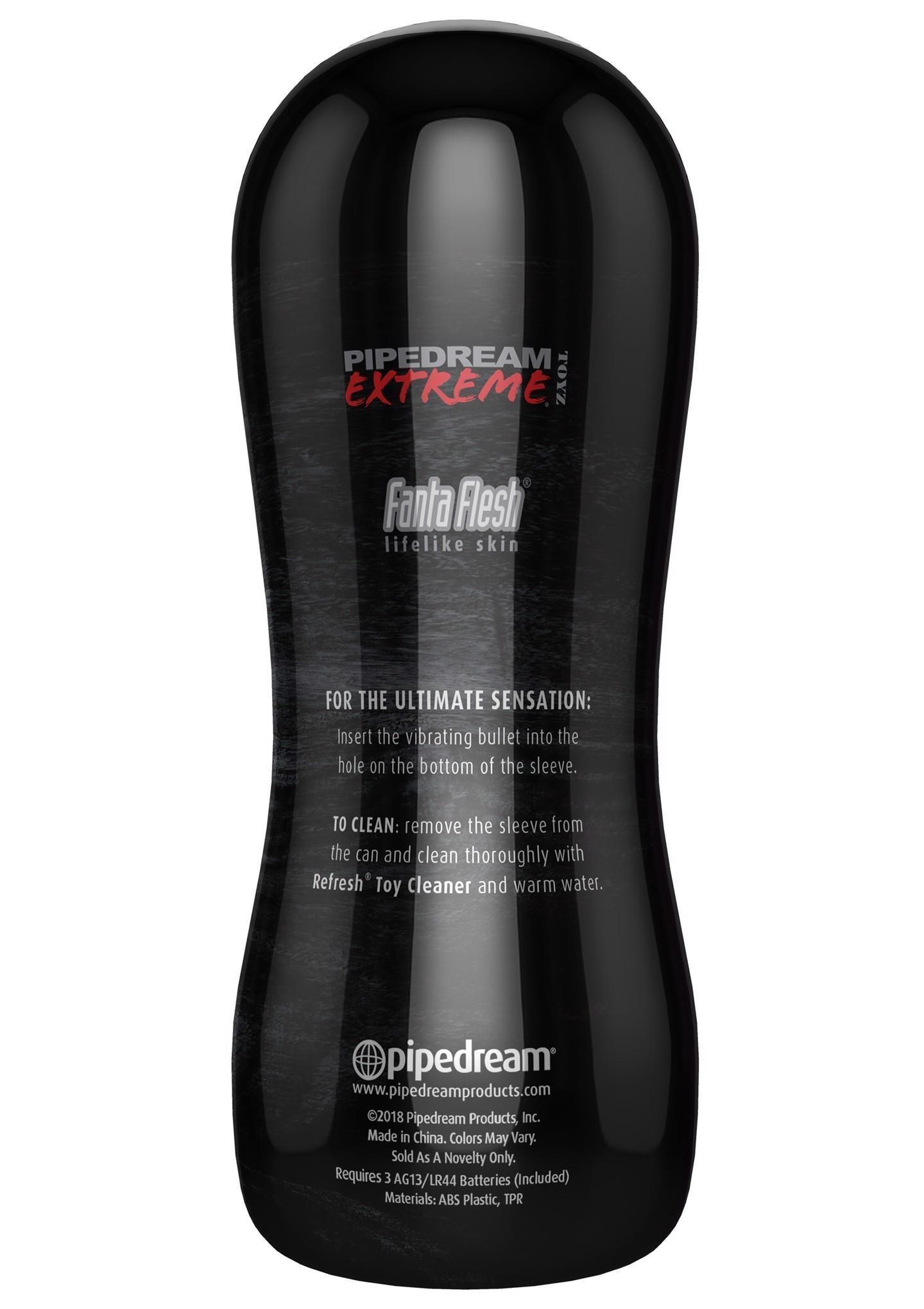 Мастурбатор з вібрацією PipeDream Stroker Oral (тілесний)
