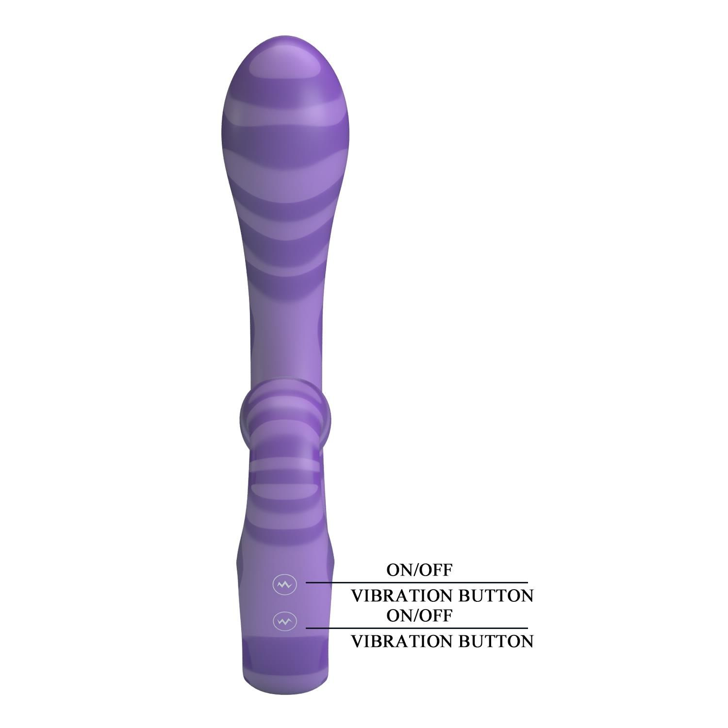 Вибратор Pretty Love Sumner, 19 см (фиолетовый)