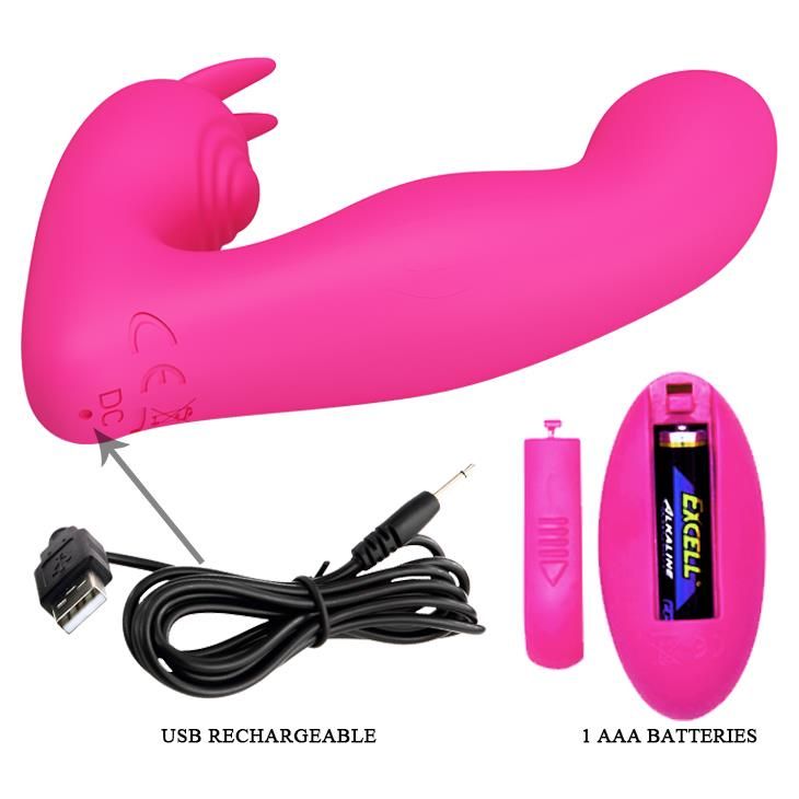 Вибратор Pretty Love Josephine G-spot, 10.9 см (розовый)