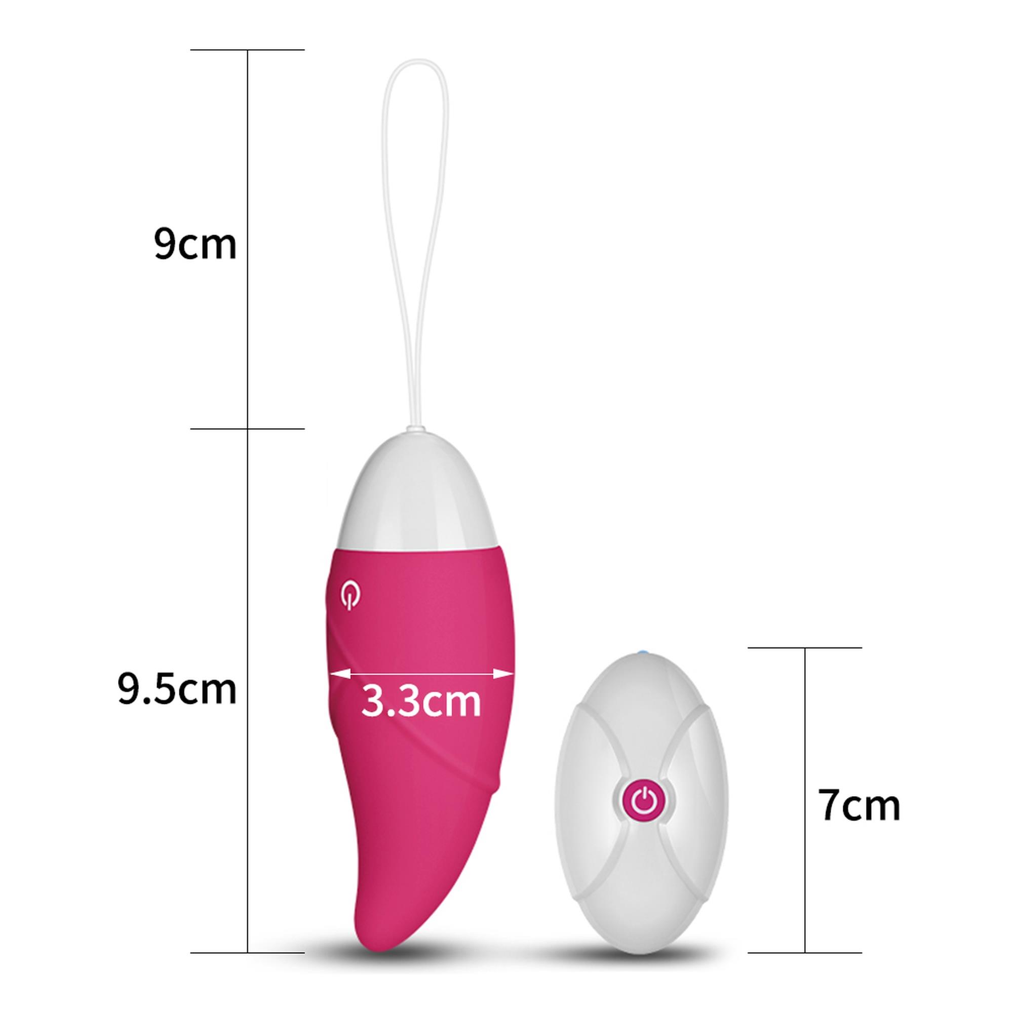 Виброяйцо Lovetoy Rechargeable Joy Remote Control Egg, 17.8 см (розовый)