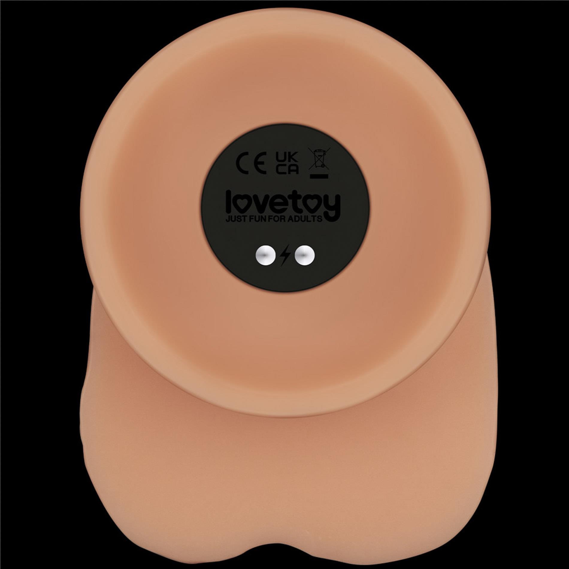 Wibrator Lovetoy Power Basics Cock 9.5'', 23.6 cm (w kolorze cielistym)