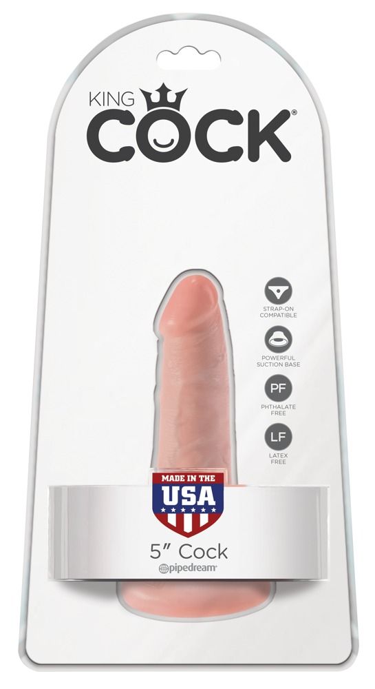 Фаллоимитатор Pipedream King Cock, 12,7 см (телесный)