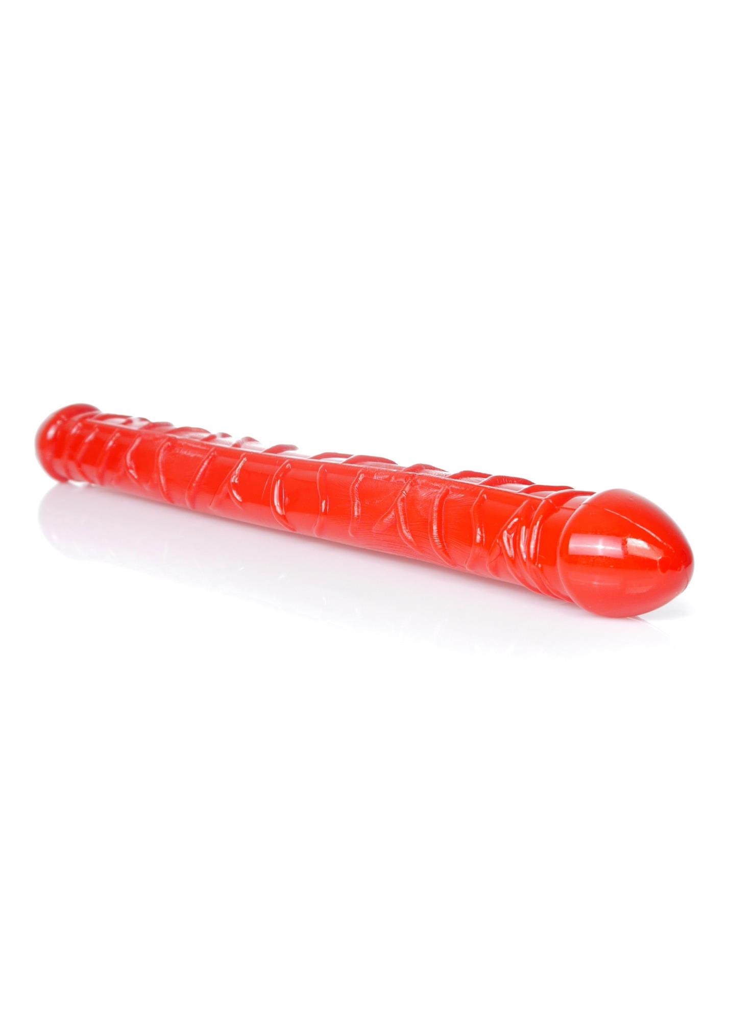 Двухсторонний фаллоимитатор B - Series EasyLove Flexible, 33.5 см (красный)