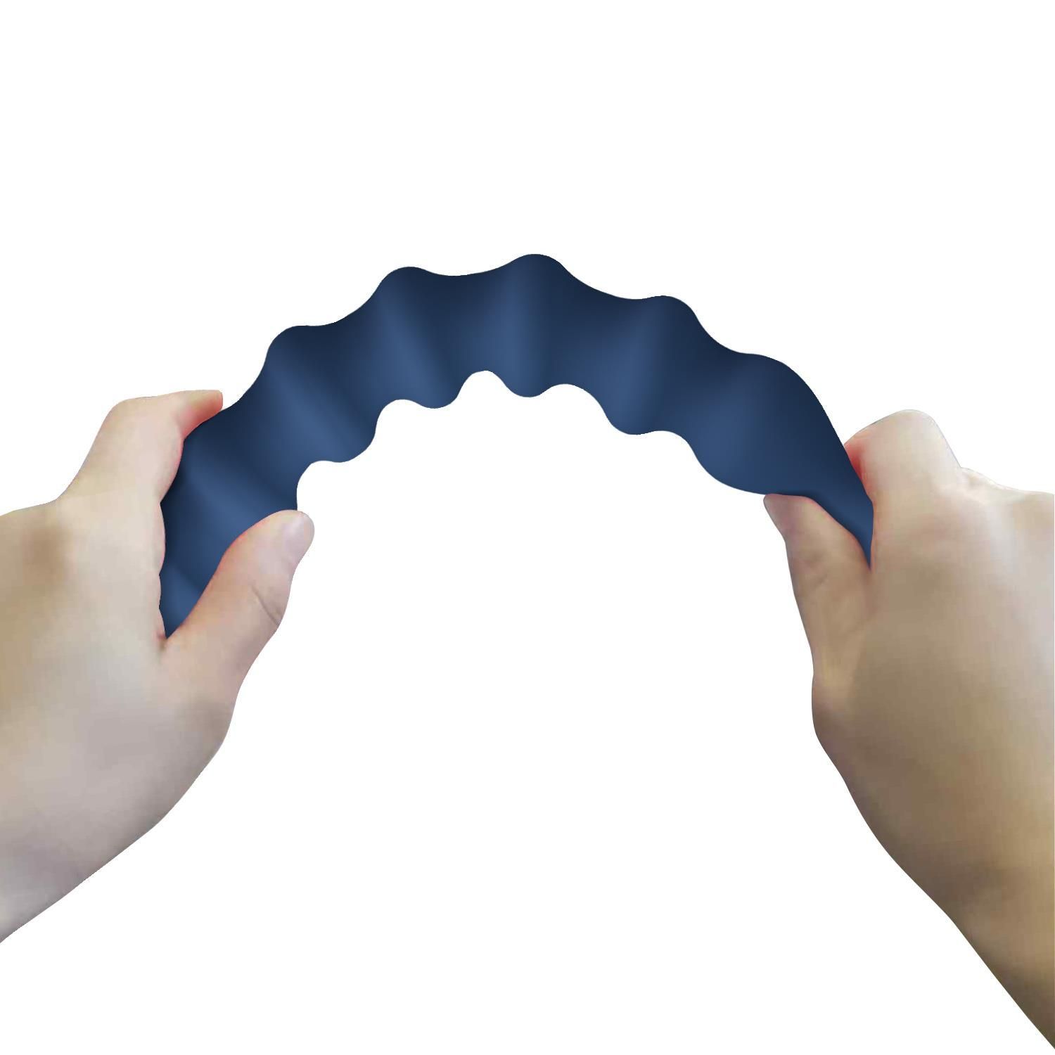 Dildo analne Mr. Play George Penis Anal Bead, 28.5 cm (niebieski)