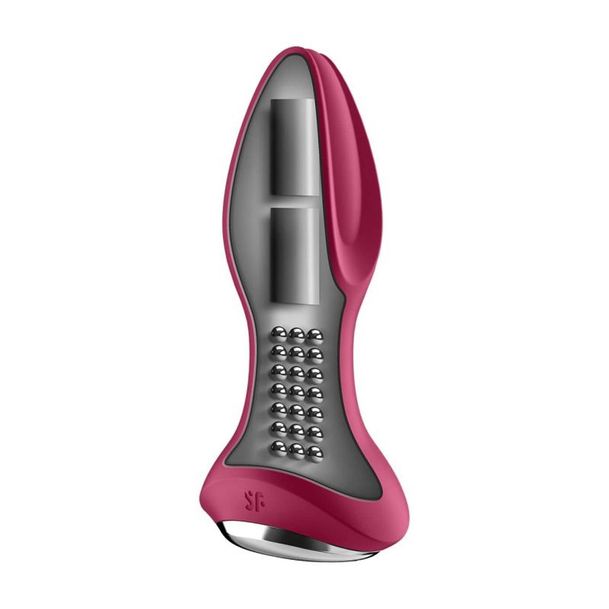 Анальна пробка Satisfyer Rotator Plug 2+, 12,8 см (червоний)