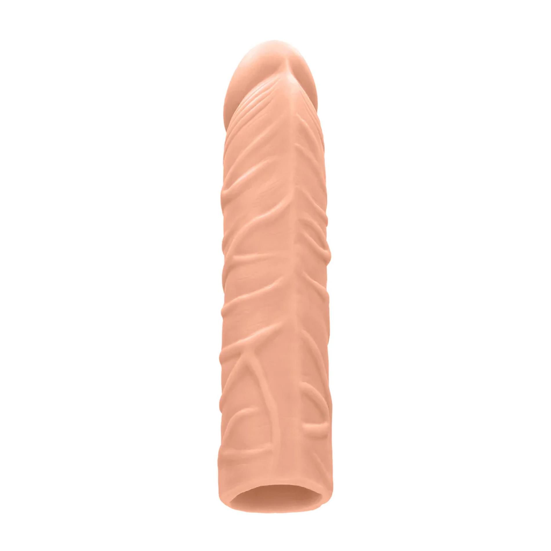 Насадка на пенис RealRock Penis Sheath, 16,8 см (телесный)