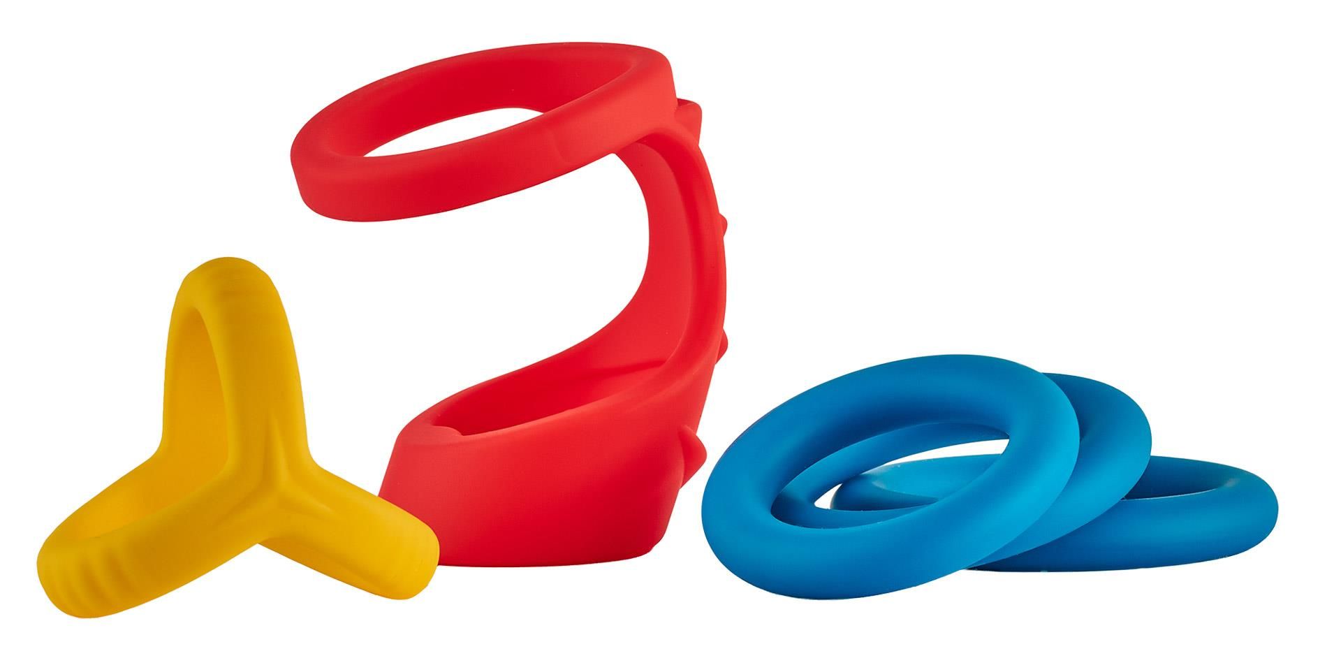 Набор эрекционных колец Dream Toys Long Play Love (мульти)