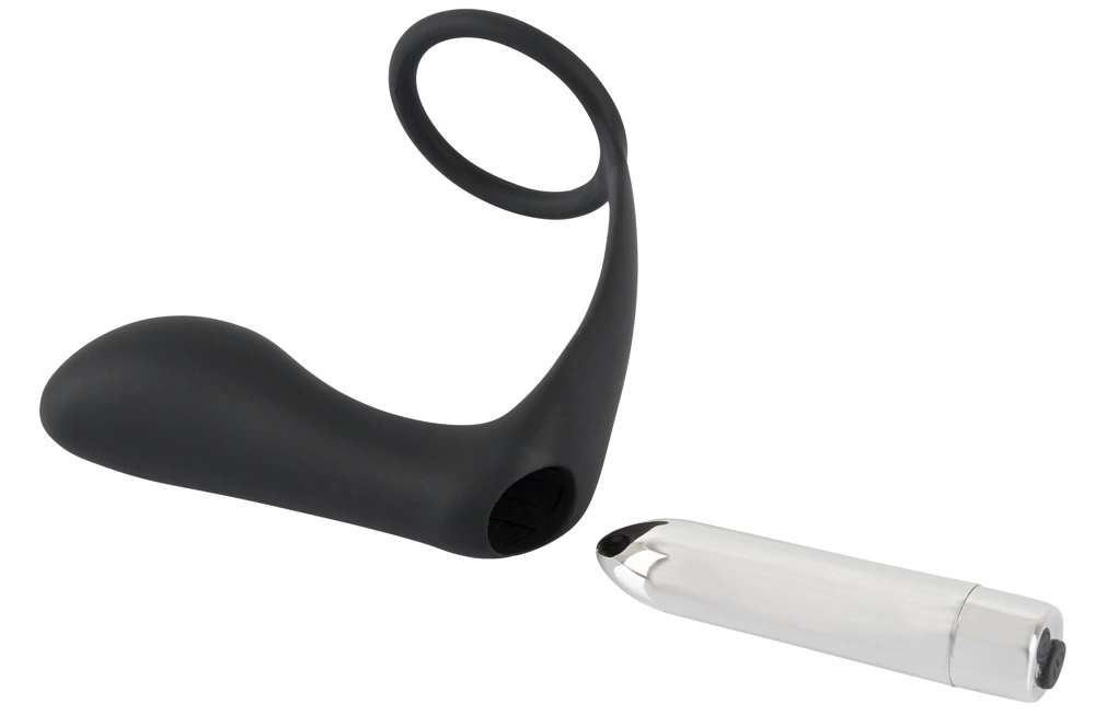 Black Velvets - Stymulator prostaty, Czarny, 10.8 cm