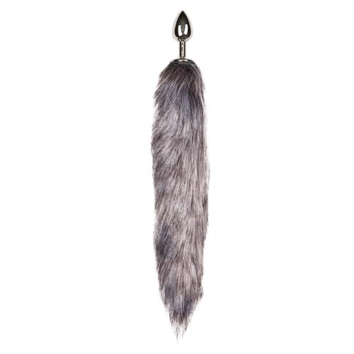 Easytoys Lisi Ogon - Korek analny, Srebro, 40 cm