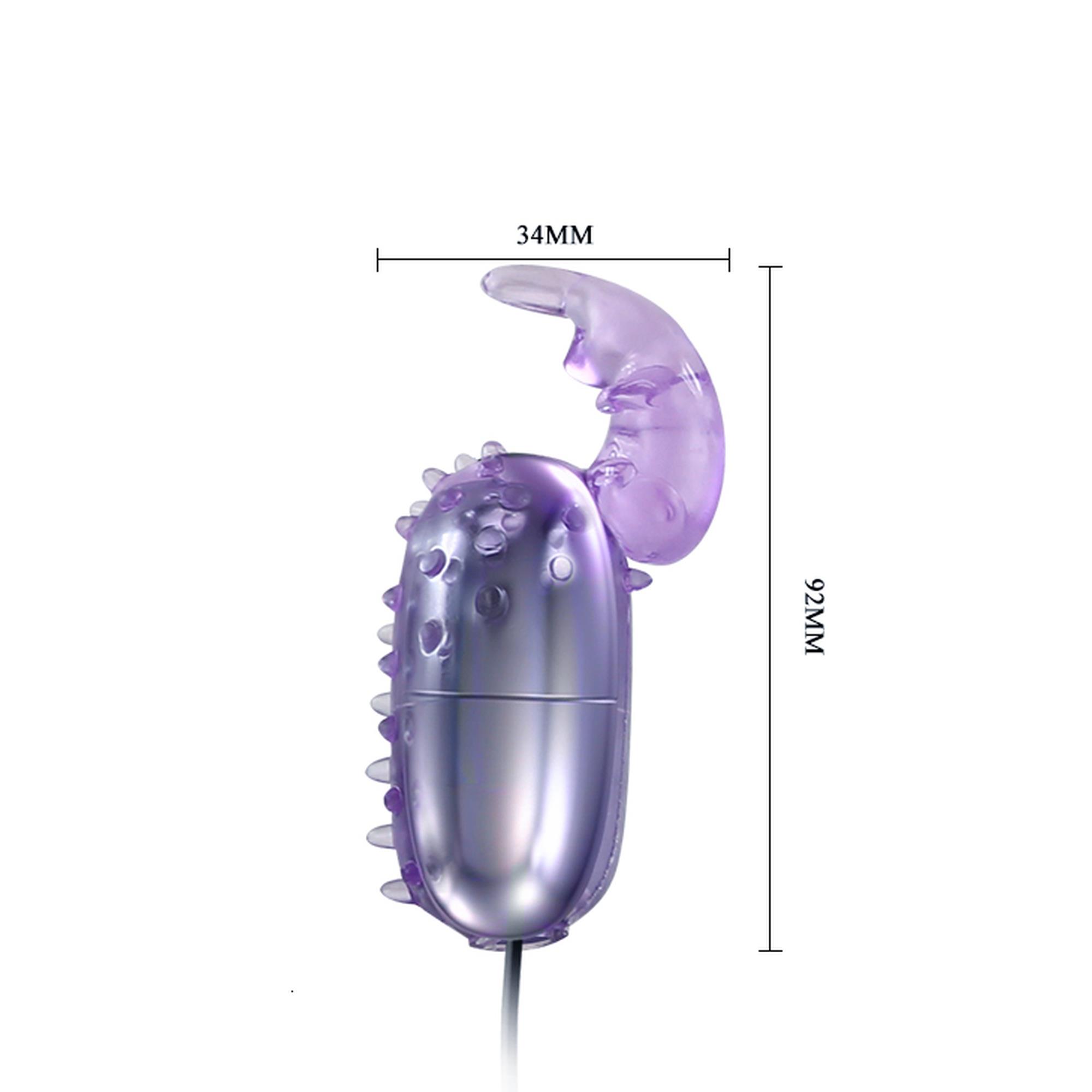Виброяйцо Baile S-Vibe Super Vibrator, 9.2 см (фиолетовый)