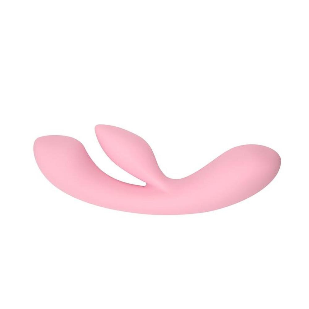 Вибратор-кролик Aphrovibe Dual Fulfill Bunny, 20.5 см (розовый)