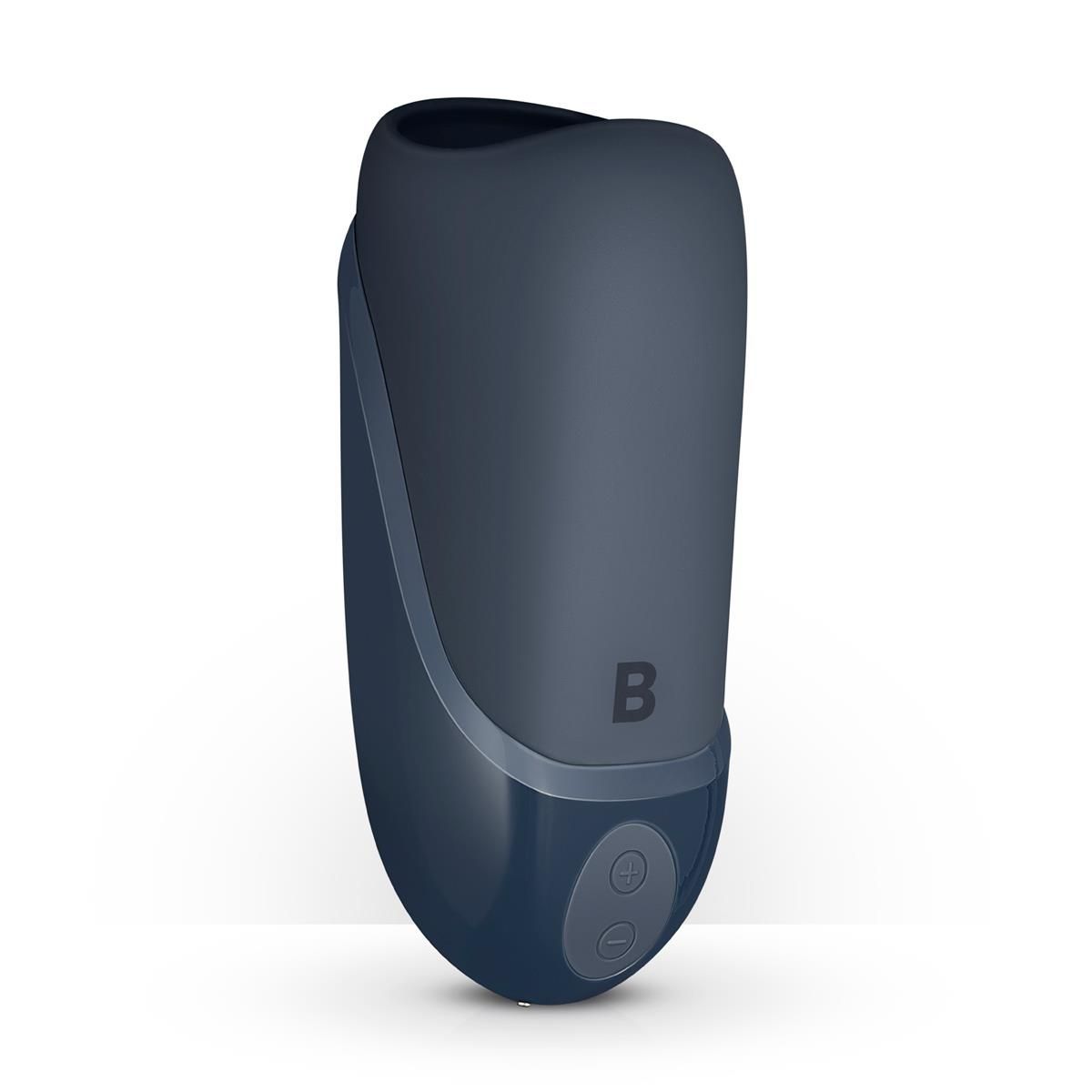 Мастурбатор з вібрацією Boners Vibrating Blow Job Simulator (сірий)