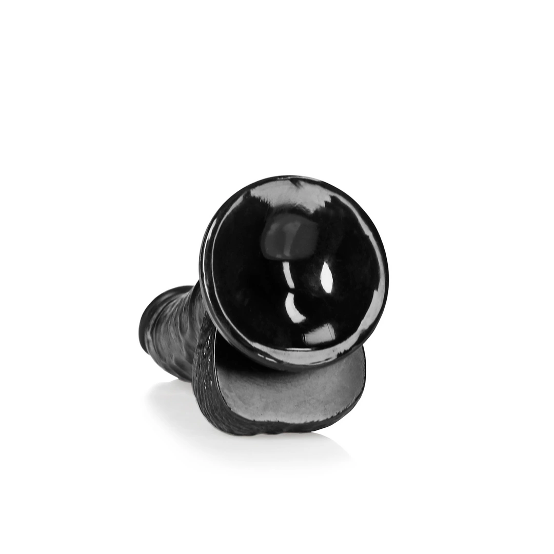 Фаллоимитатор RealRock Curved 6", 17 см (черный)